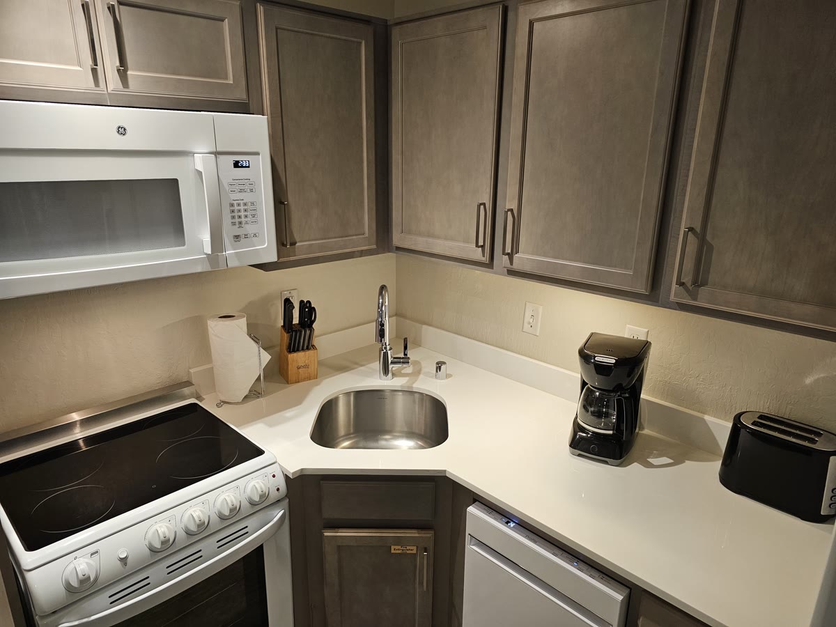 A spotless rental kitchen after an Eco Sweeps turnover clean